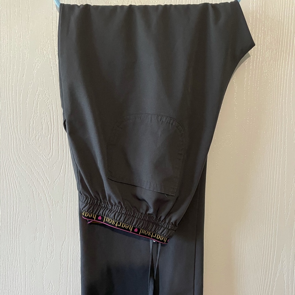 HeartSoul Dark Grey Scrub Pants
